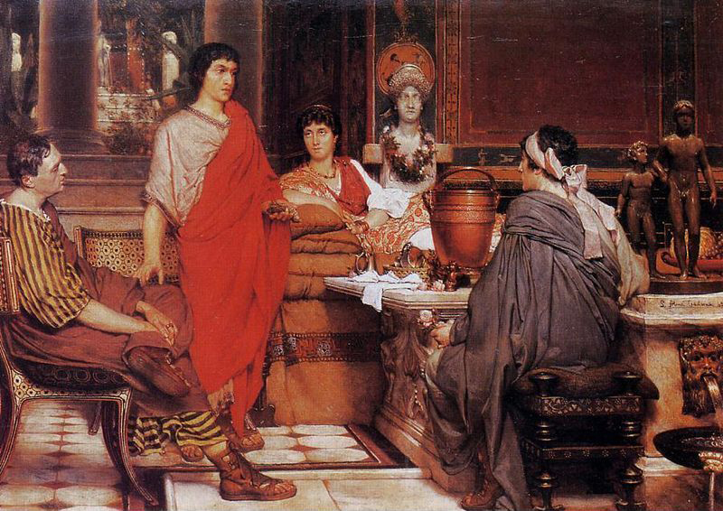 “Catullus at Lesbia’s” (1865). Lawrence Alma-Tadema (1836–1912).