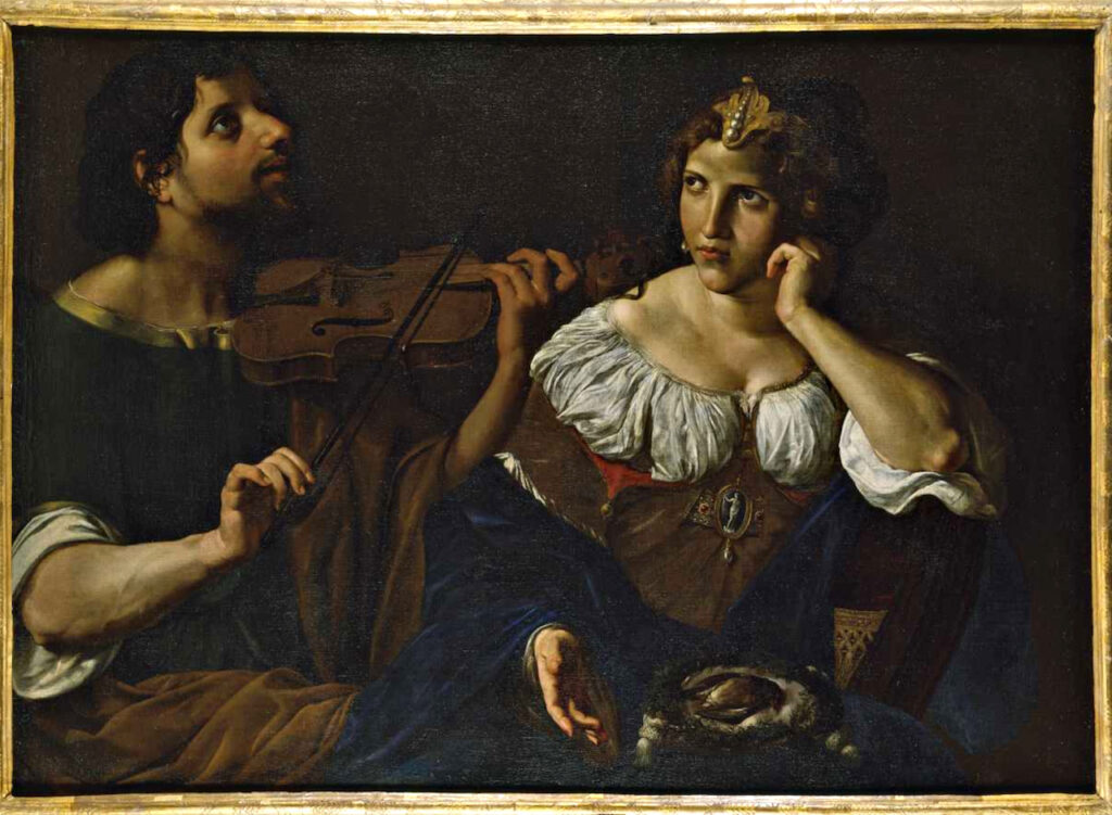 “Lesbia cries for the death of her sparrow” (1620–1630). Angelo Caroselli (1585–1652).